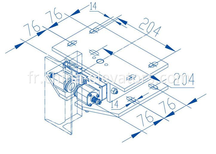 RCD-1 Electromagnetic Rail Clamping Device for Elevators